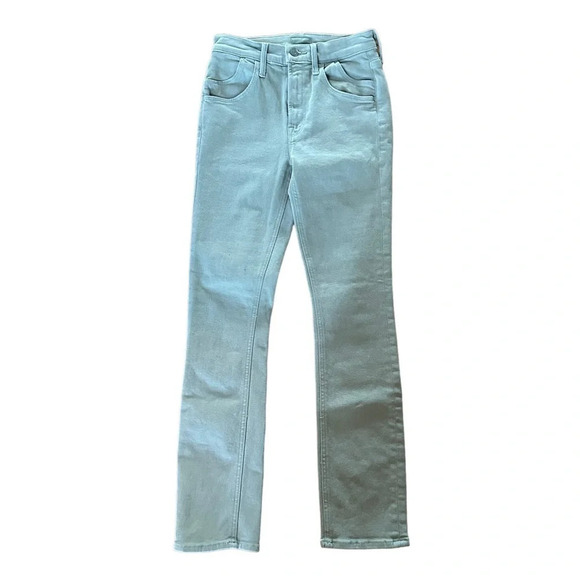 Mother The Stash Mid Rise Dazzler Ankle Jean in Oil Green  Sz: 24 - Picture 8 of 10